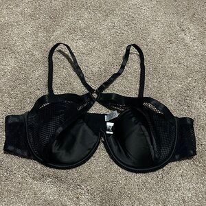 VENUS Black Mesh Detail Bra